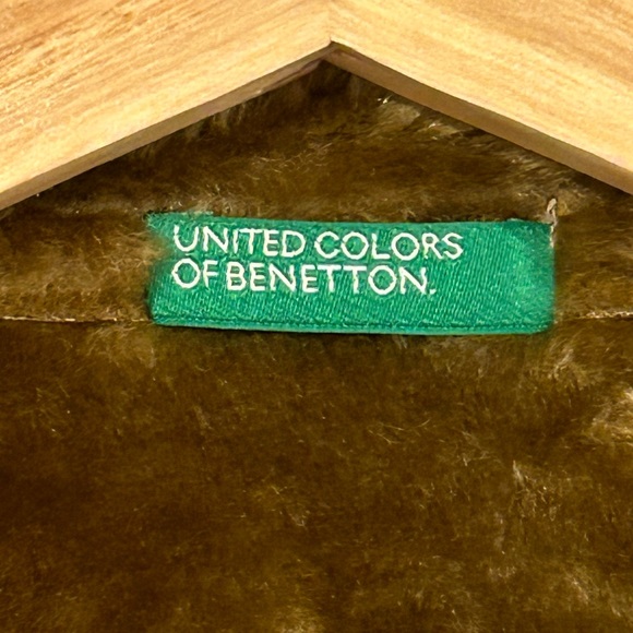 Beautiful Penny Lane embroidered Women’s Faux suede Benetton coat size Medium - Picture 5 of 6